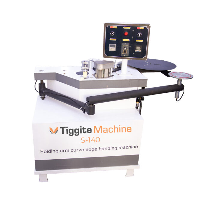 plaqueuse de chants manuelle pour formes courbes tiggite machine s 140