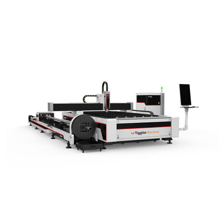 machine de découpe laser fibre 3000w avec rotatif 6m modèle ts3015 1